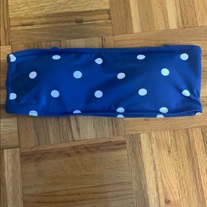 Polka dot bikini top